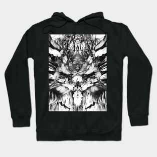 Reflected sketch design Hoodie